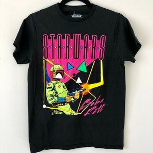 STAR WARS Boba Fett Black T-Shirt NWT